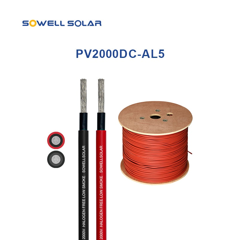 Aluminum alloy soalr cable